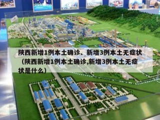 陕西新增1例本土确诊、新增3例本土无症状（陕西新增1例本土确诊,新增3例本土无症状是什么）