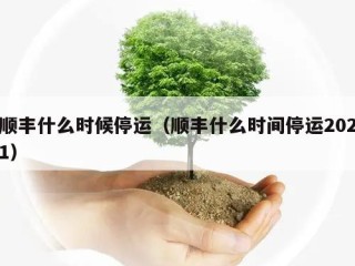 顺丰什么时候停运（顺丰什么时间停运2021）